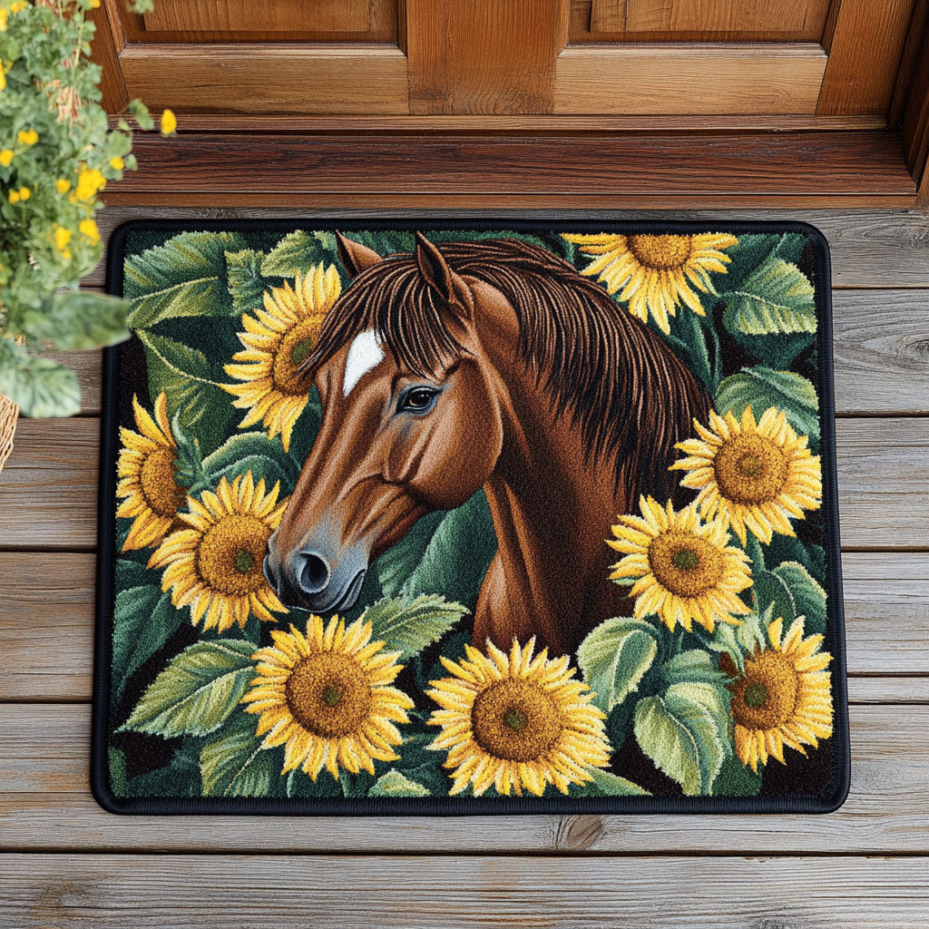 Sunflower Horse CW2508008CL Doormat