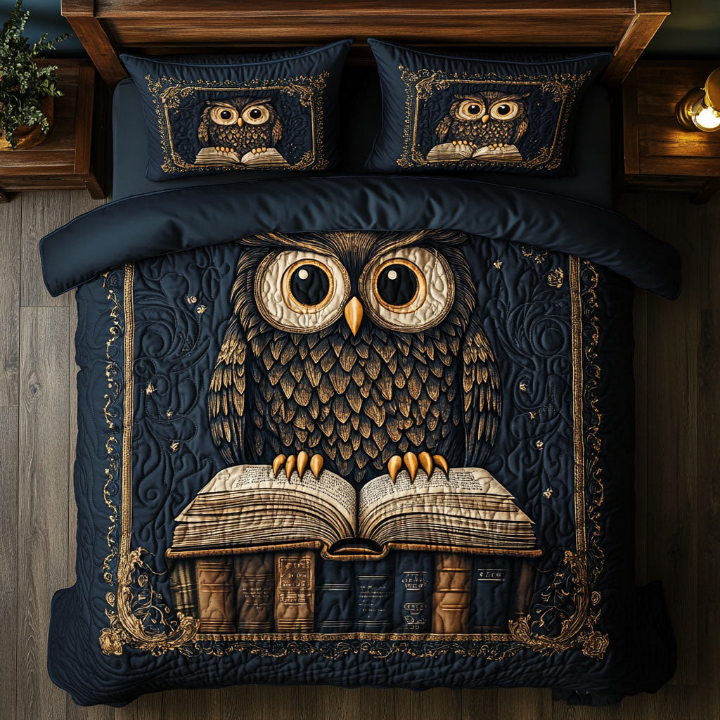Midnight Owl Book WY2205008CL Duvet Cover Set