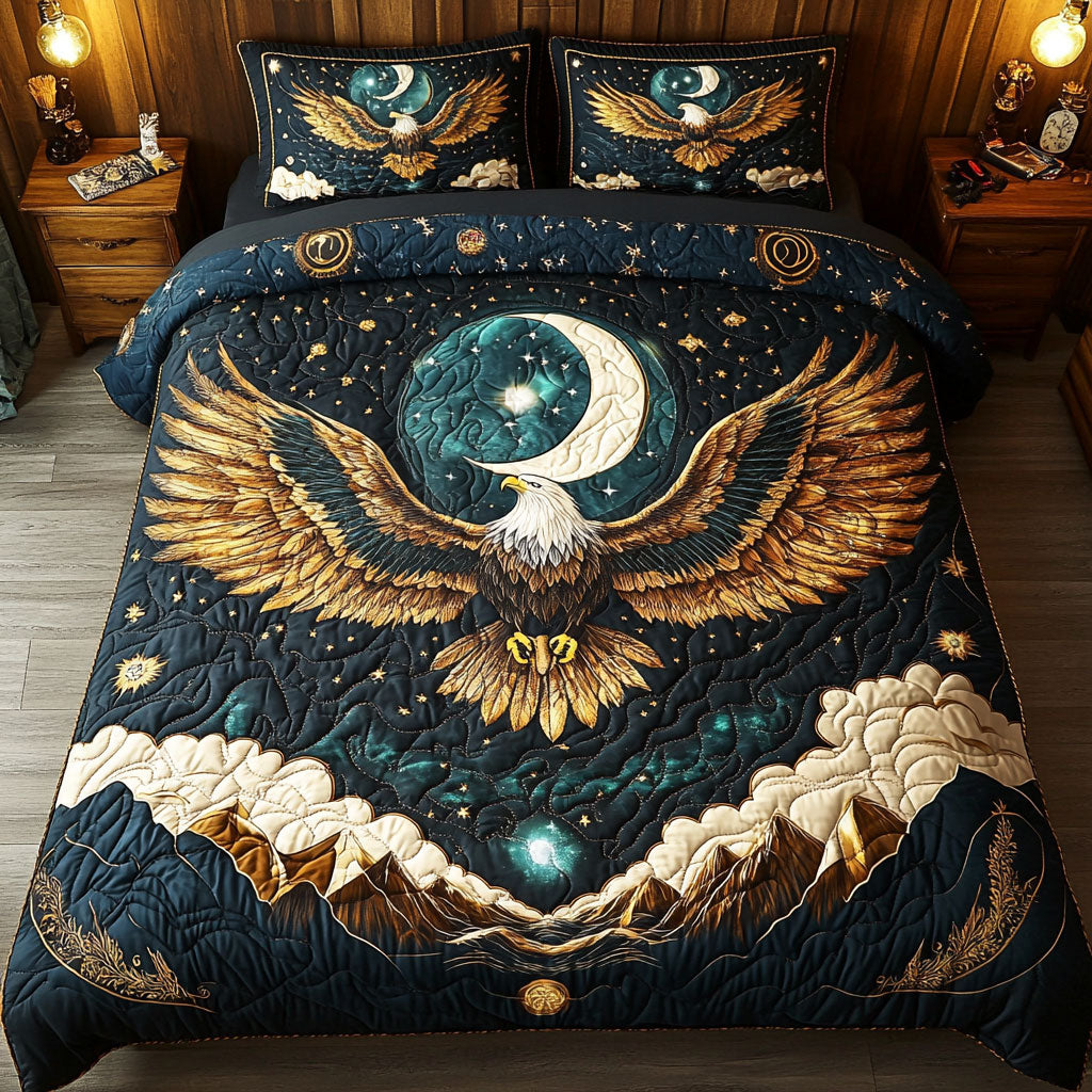 Midnight Eagle WY0802075CL Duvet Cover Set