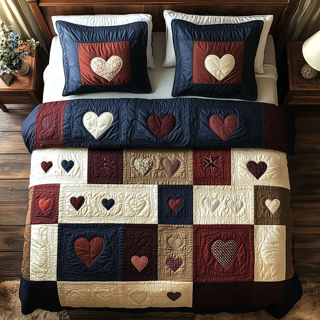 Hearts Cushion WY1402068CL Duvet Cover Set
