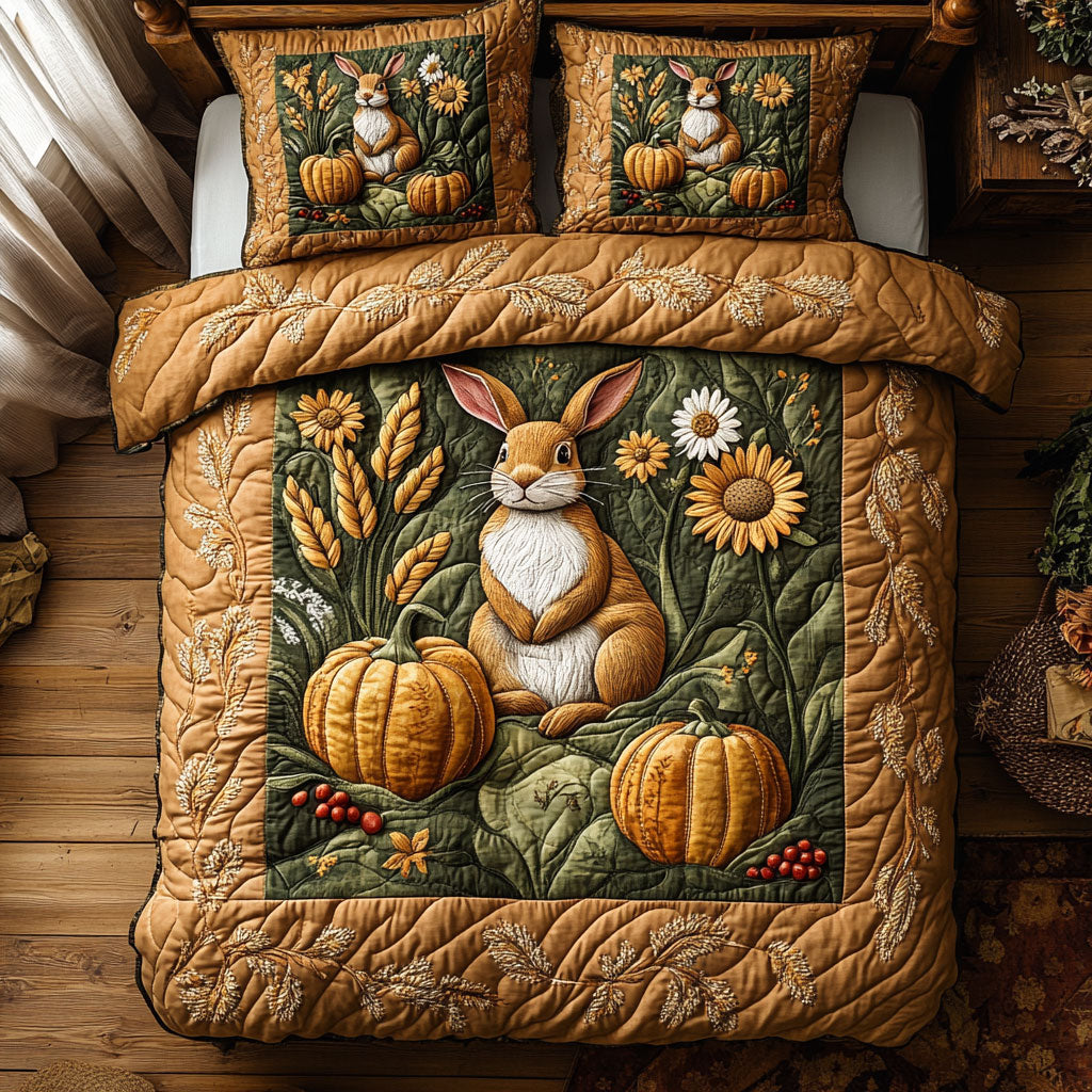 Bunny Harvest Bloom WY2208034CL Duvet Cover Set