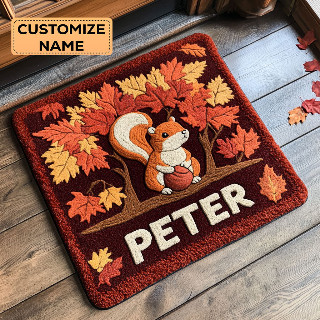 Middle Fall Tree CP1508133CL Personalized Doormat
