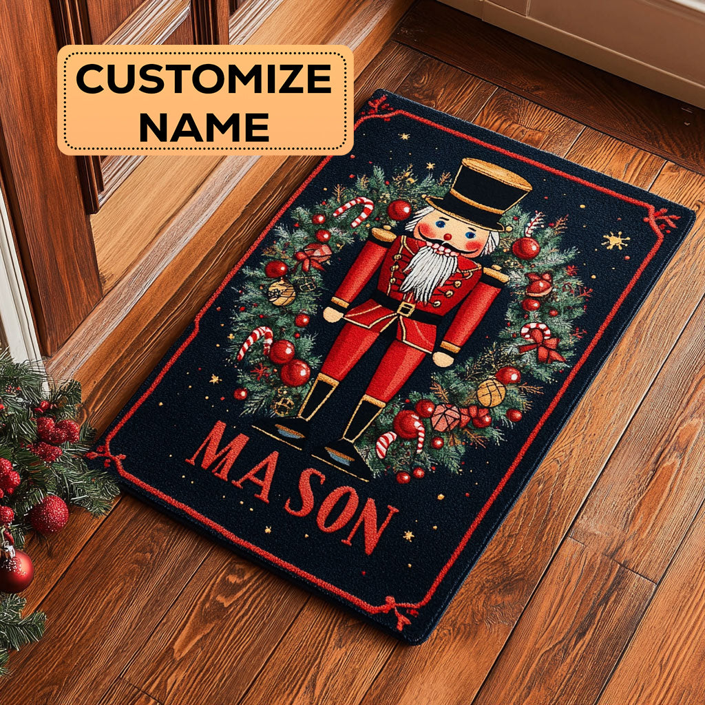 Christmas Nutcracker CW1908052CL Personalized Doormat