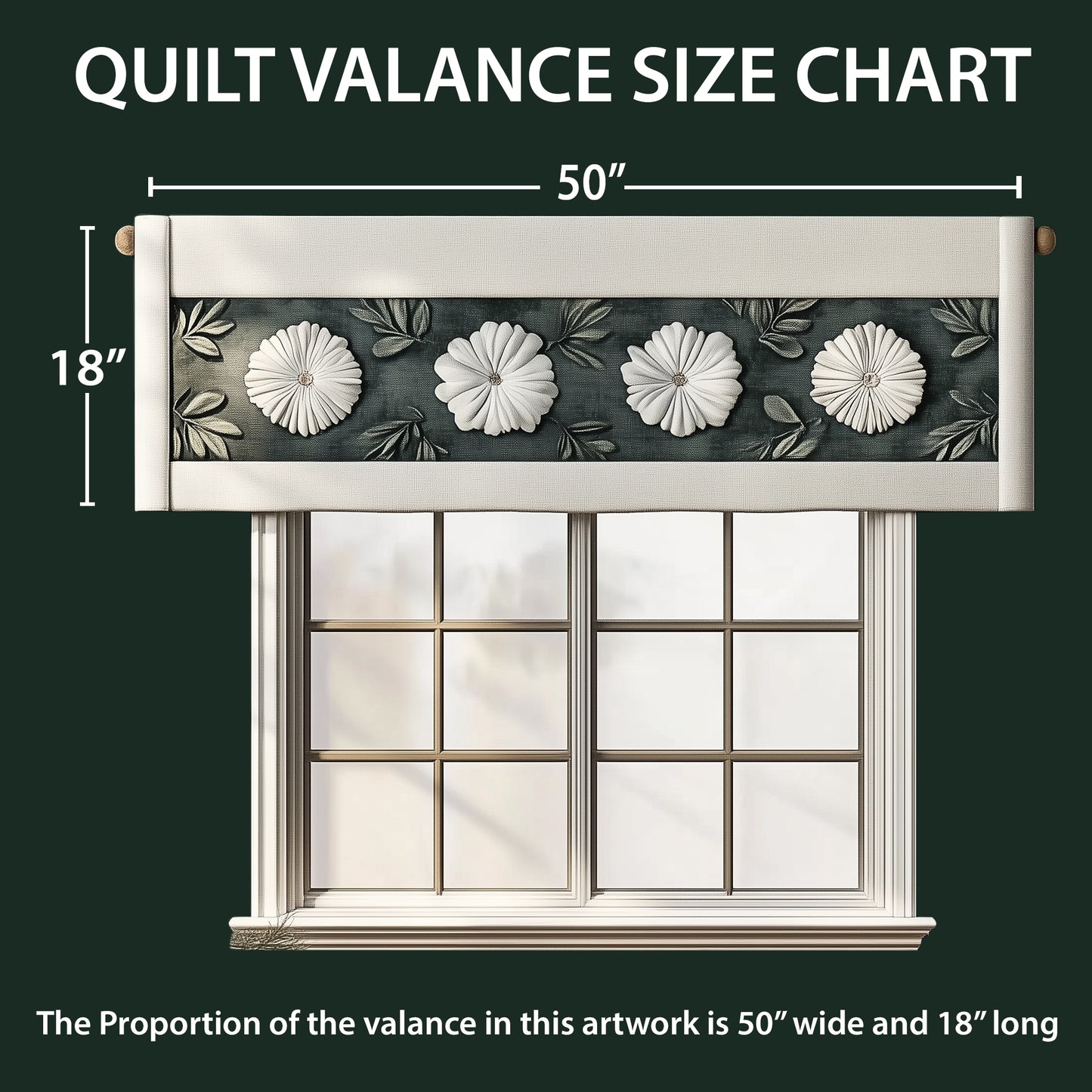 Flamingo River Groove WY1407032CL Quilted Valance