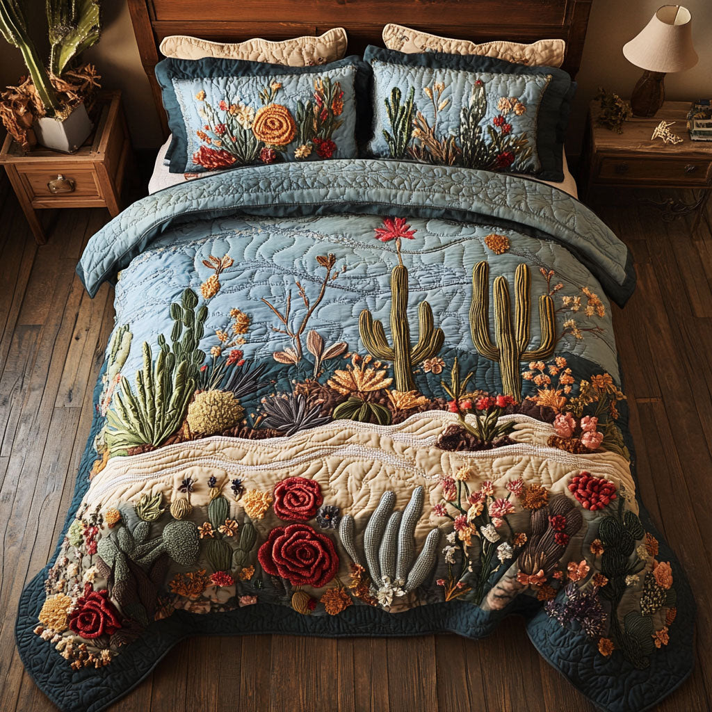 Beautiful Cactus WY1402010CL Duvet Cover Set