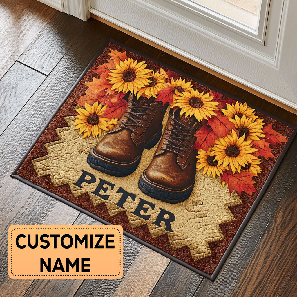 Autumn Steps CP2808104CL Personalized Doormat