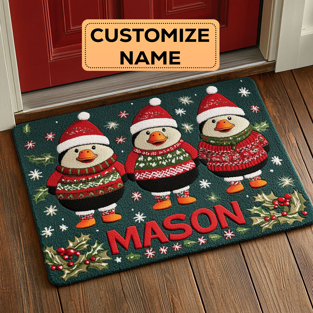 Cozy Duck CW1908053CL Personalized Doormat