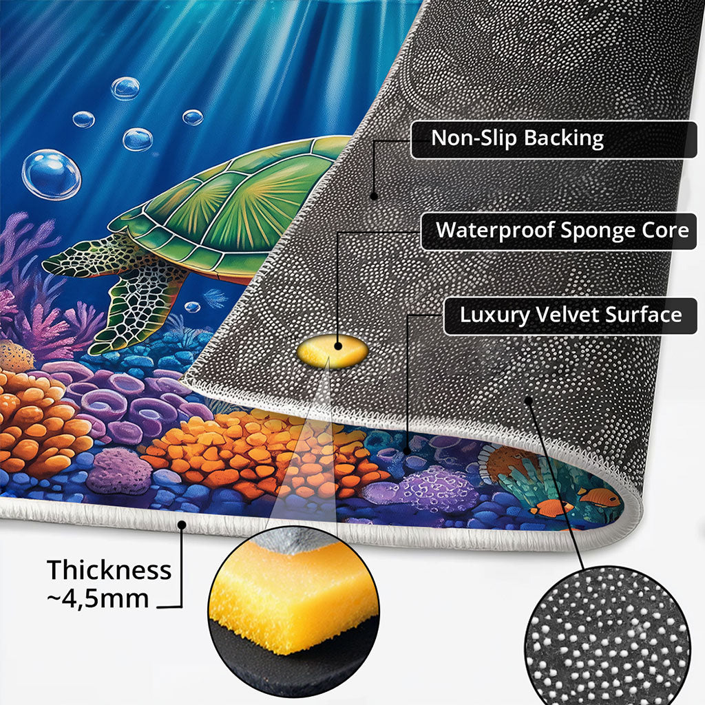 Turtle-y Awesome WJ1308037CL Doormat