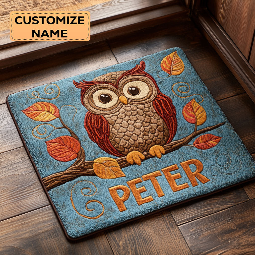 Big Eyes CP1508131CL Personalized Doormat