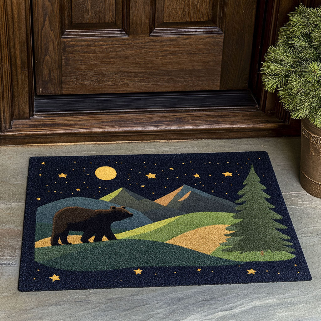 Bear In The Pines WJ1108002CL Doormat