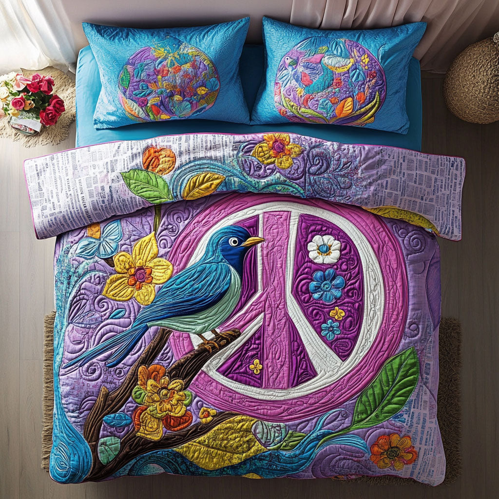 Bluebird Peace WU1002018CL Duvet Cover Set