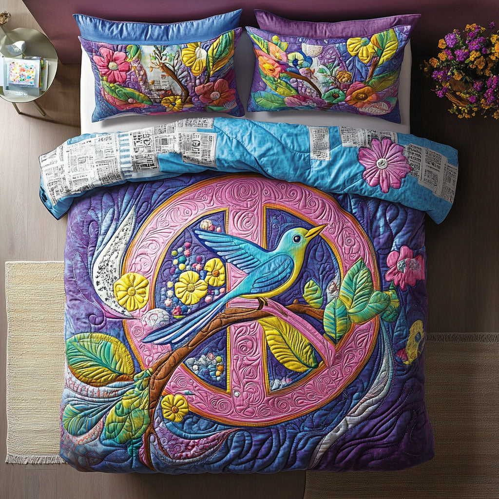 Bluebird Peace WU1002019CL Duvet Cover Set