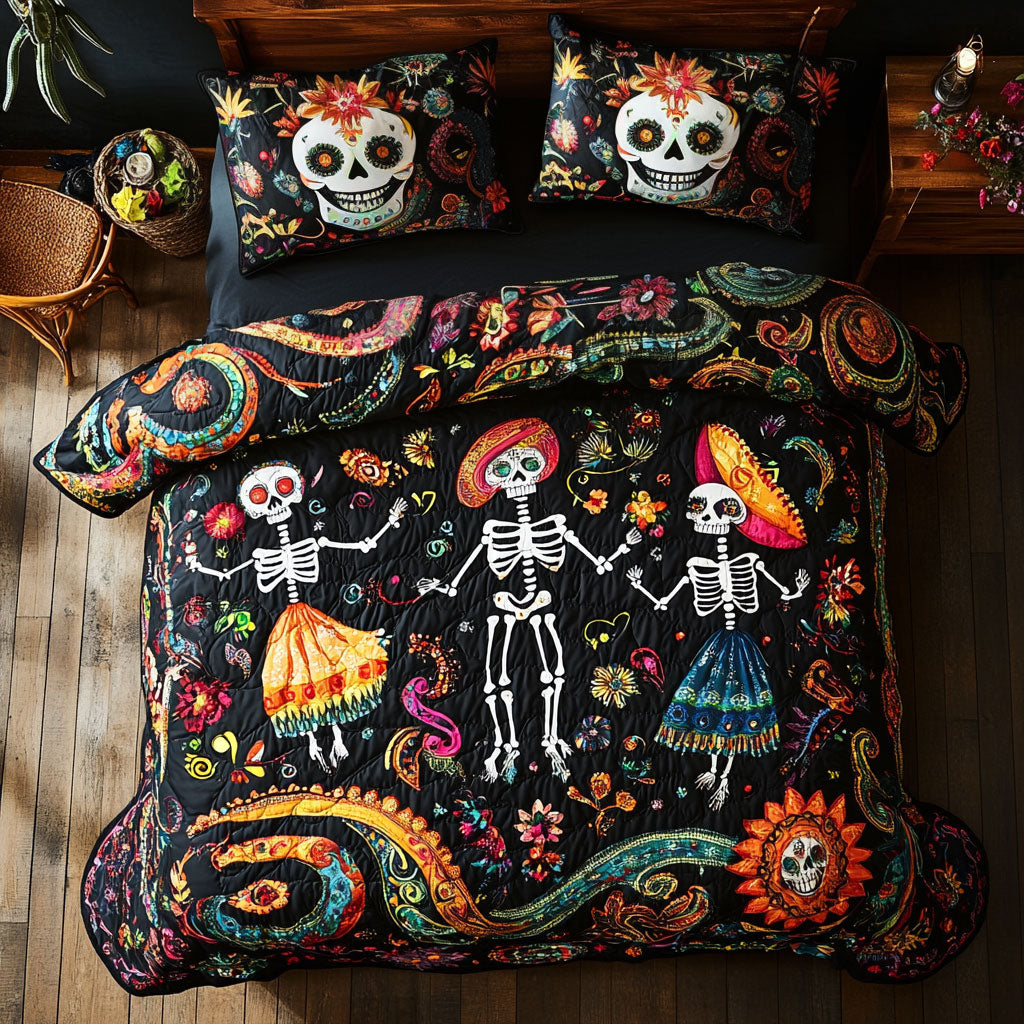 Día De Los Muertos Eternal Fiesta WU1903045CL Duvet Cover Set