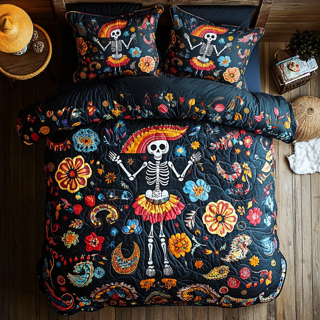 Día De Los Muertos Eternal Fiesta WU1903046CL Duvet Cover Set