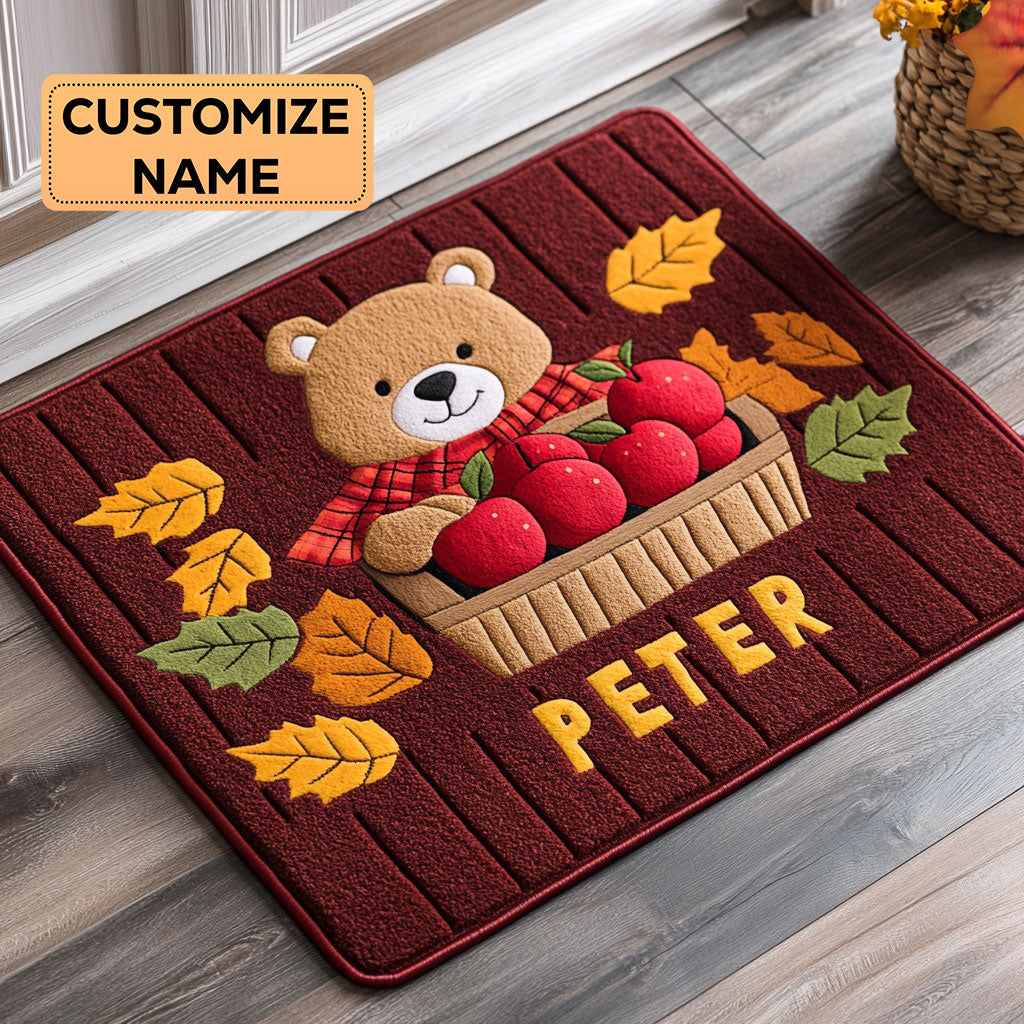 Bear Harvest CP1808017CL Personalized Doormat