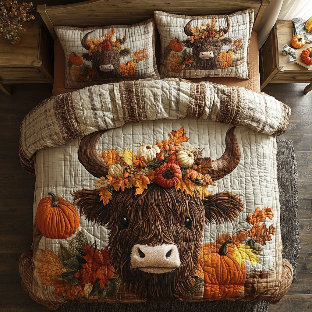 Highland Cow Moo WU1302019CL Duvet Cover Set