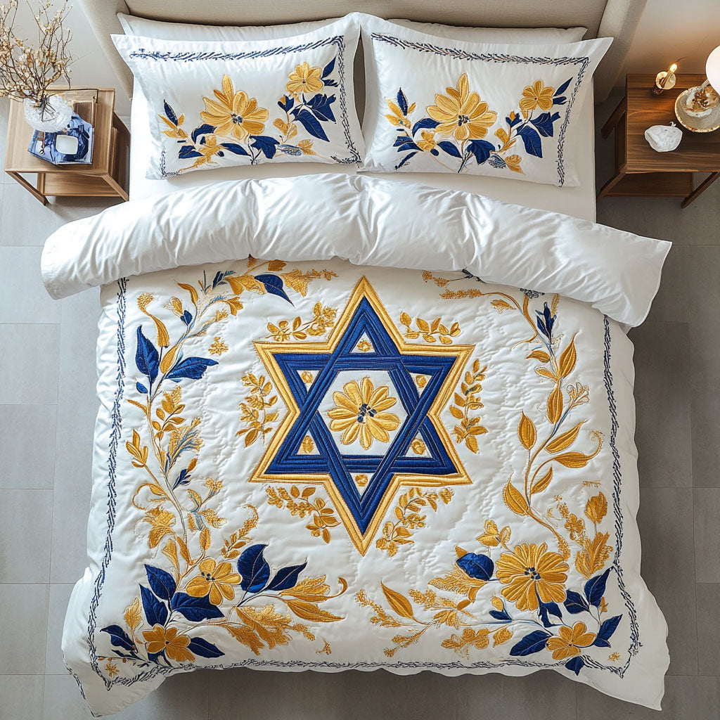 Jewish Star Of David WU1002014CL Duvet Cover Set