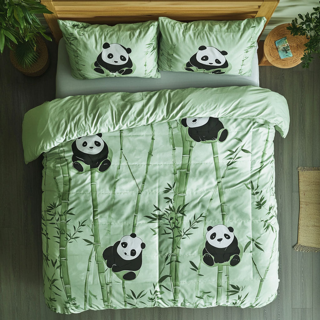 Lovely Panda WU1002038CL Duvet Cover Set