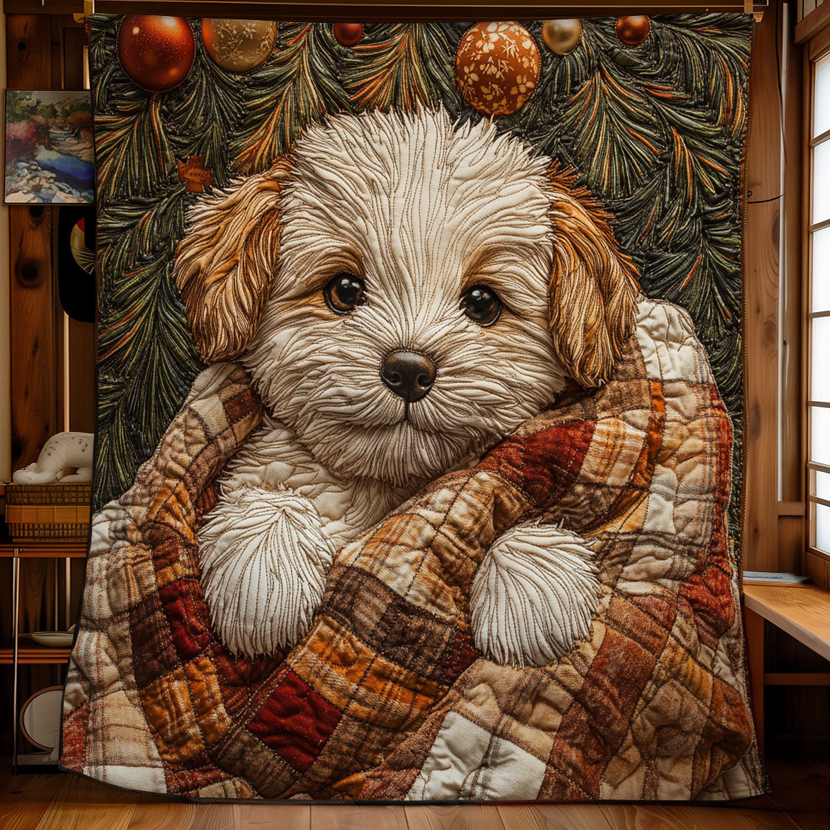 Cutie Puppy WU1302050CL Quilt