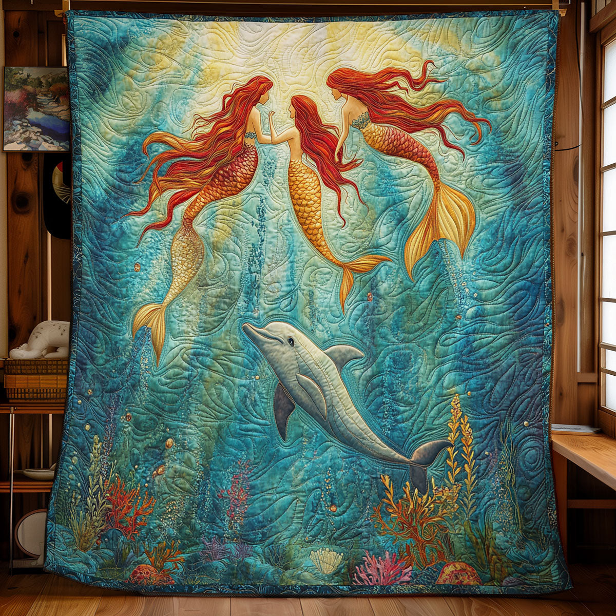 Dreamy Mermaid WU1002069CL Quilt