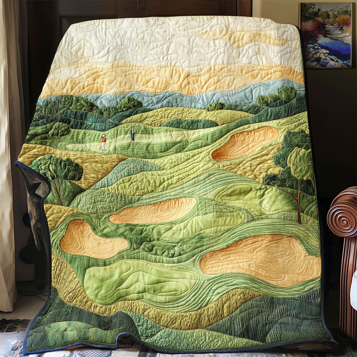 Golf Course WU1002116CL Quilt