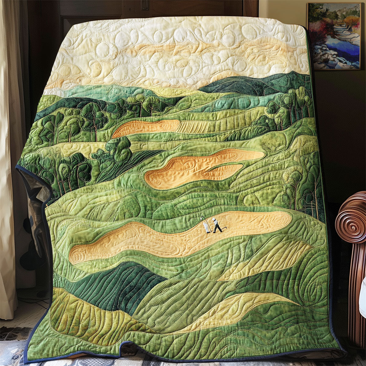 Golf Course WU1002118CL Quilt