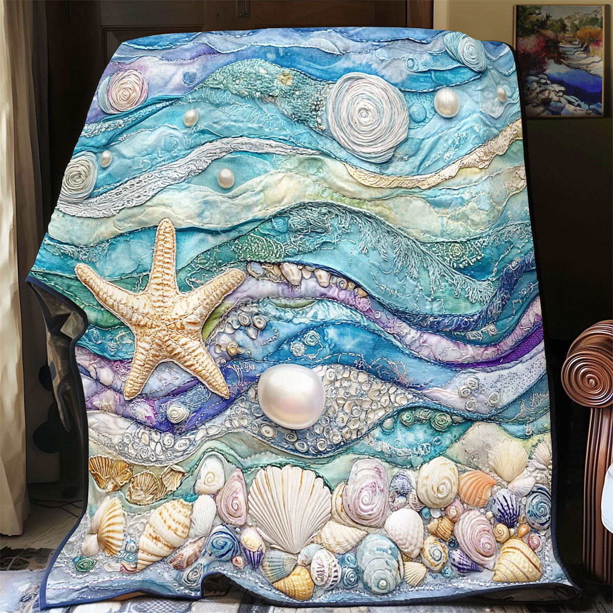 Sparkle Starfish WU1102010CL Quilt