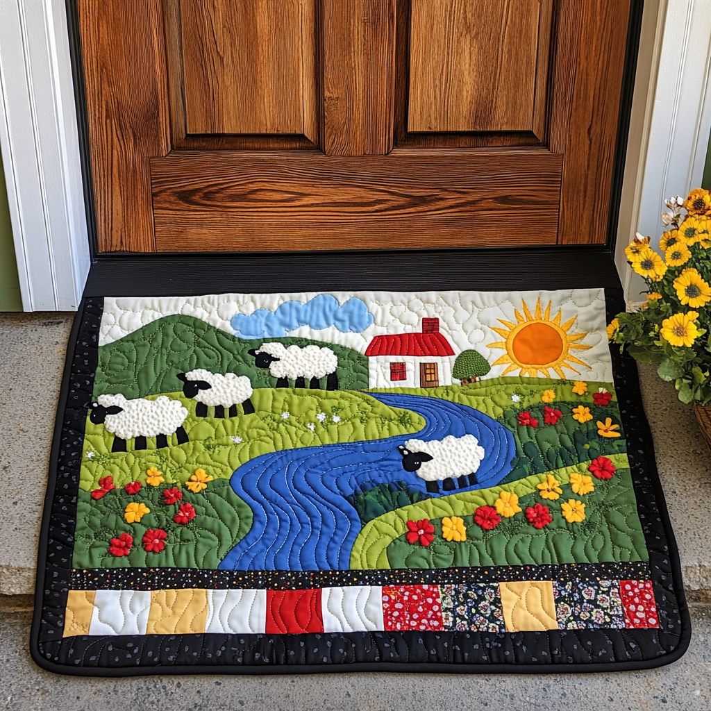 Sunshine And Sheep WJ0908013CL Doormat