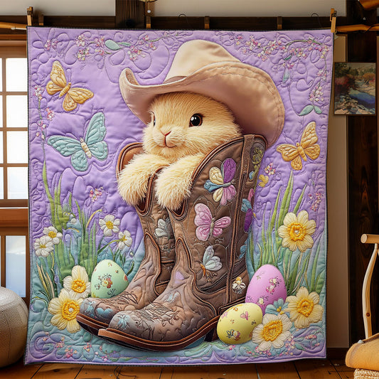 Cowboy Easter Bunny WY1703102CL Quilt