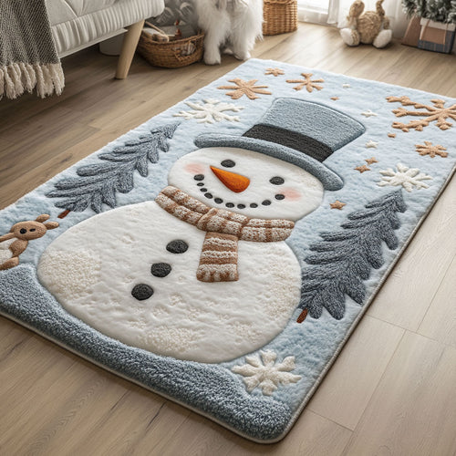 Cozy Snowman WJ2308053CL Area Rug