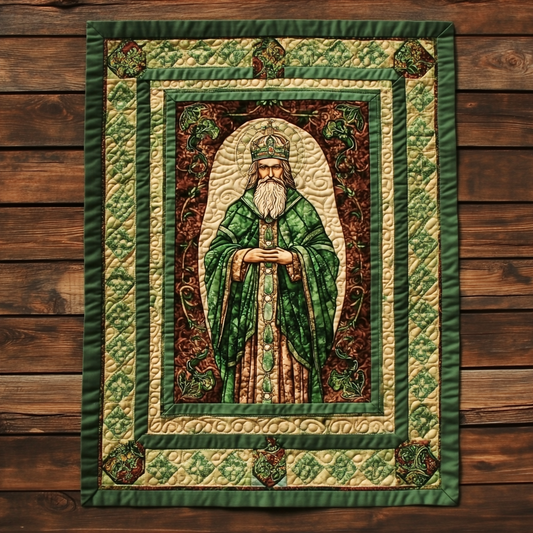 Grave Saint Patrick WY1901026CL Quilted Table Runner