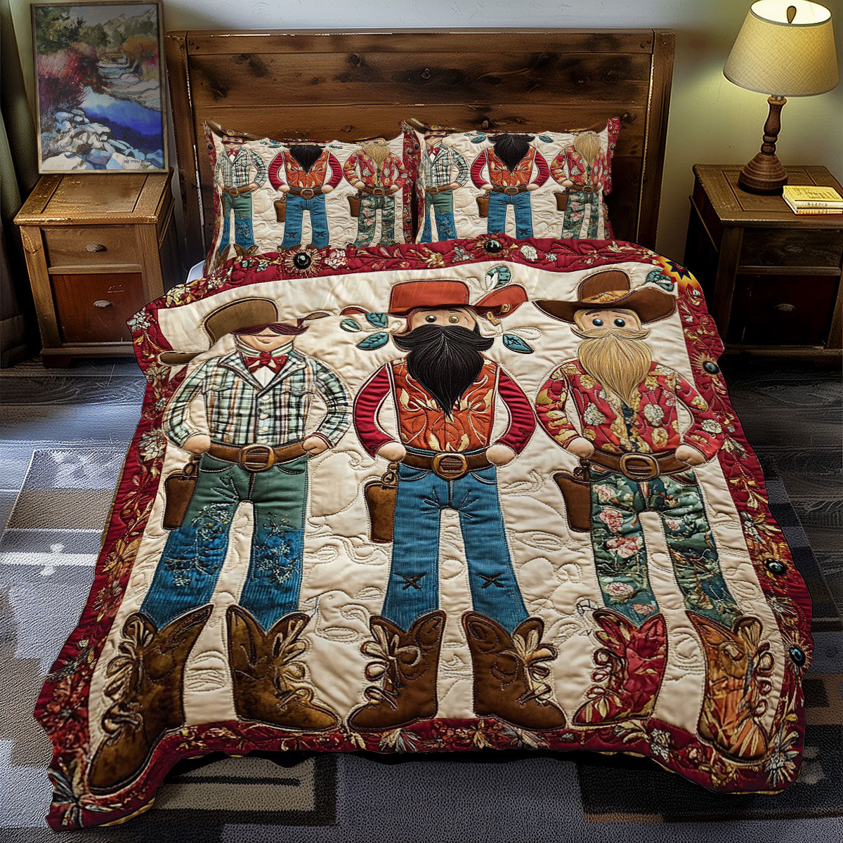 Cowboy Nutcracker WY0712066CL Duvet Cover Set