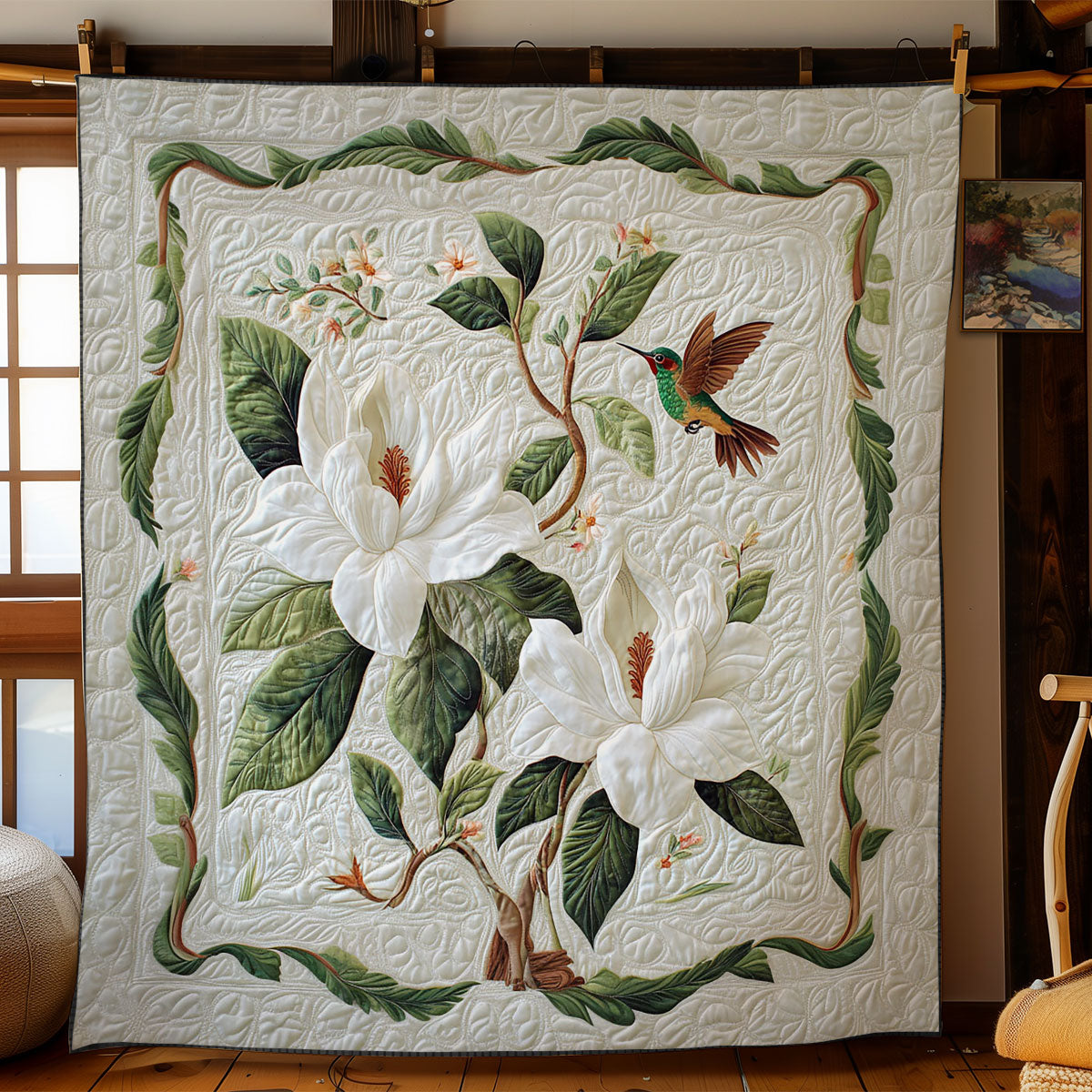 Magnolia Whispers WY1103042CL Quilt