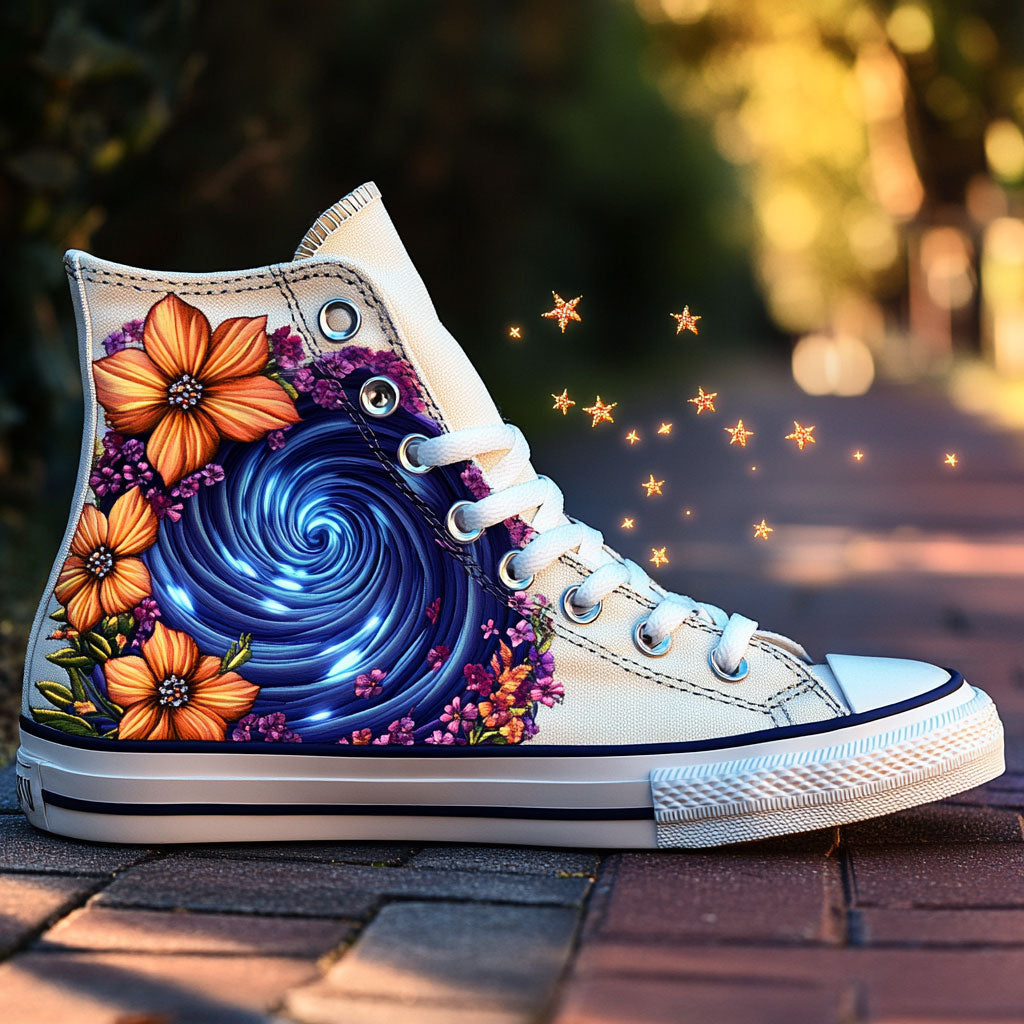 Enchanted Spiral WJ2009010CL Canvas High-Tops