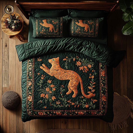Cat In Forest WY2205002CL Duvet Cover Set