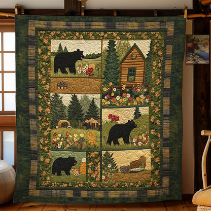 Woodland Bears WY1803031CL Quilt