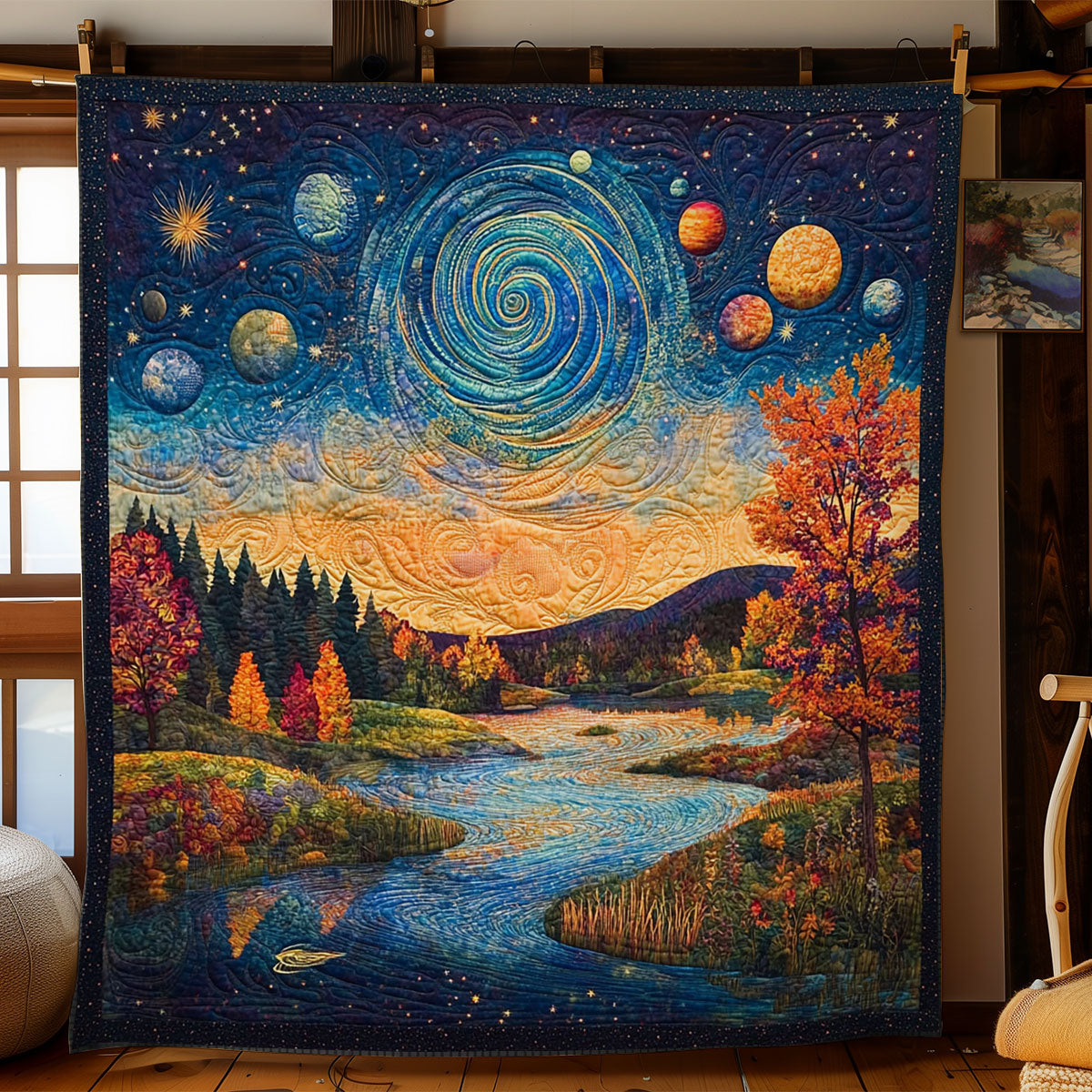 Starry Landscape WY1803030CL Quilt