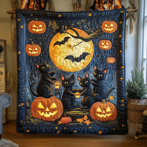 Witchlight Felines WY1407088CL Quilt