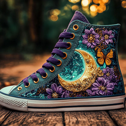 Butterfly Crescent WJ0609009CL Canvas High-Tops