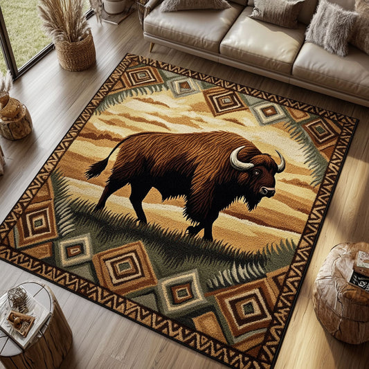 Lone Bison Vista WJ2508068CL Area Rug