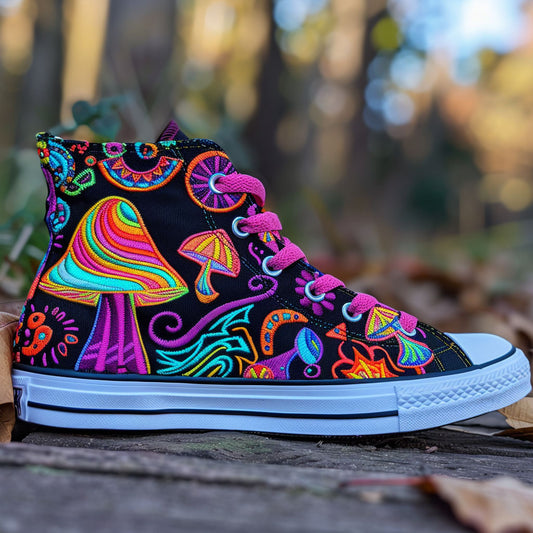 Neon Shroom Strides WJ2309074CL Canvas High-Tops