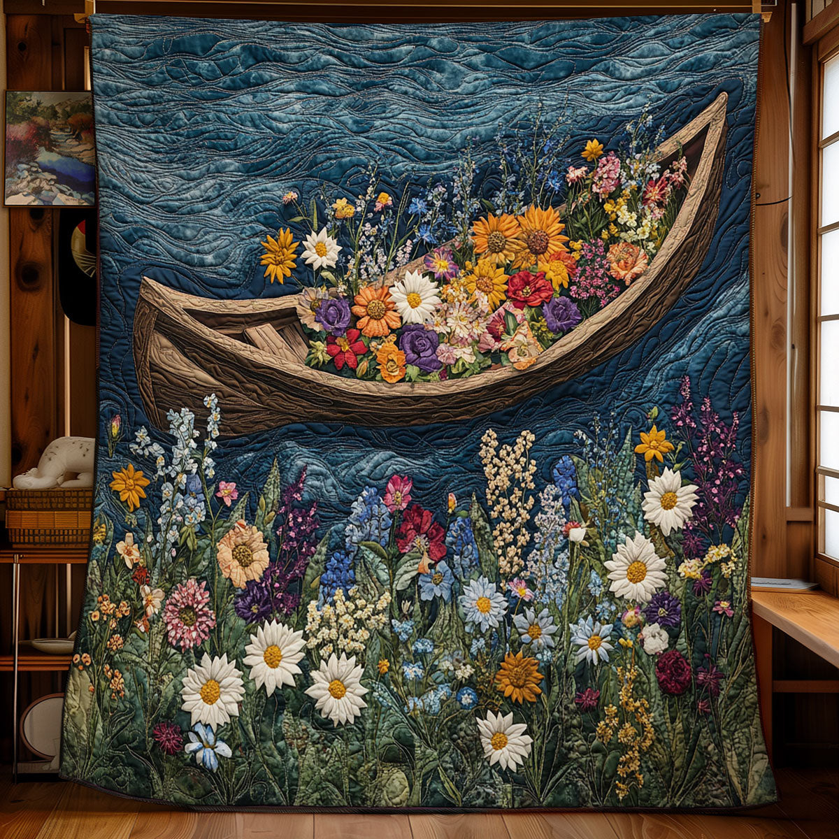 Floral Voyage WY1403010CL Quilt