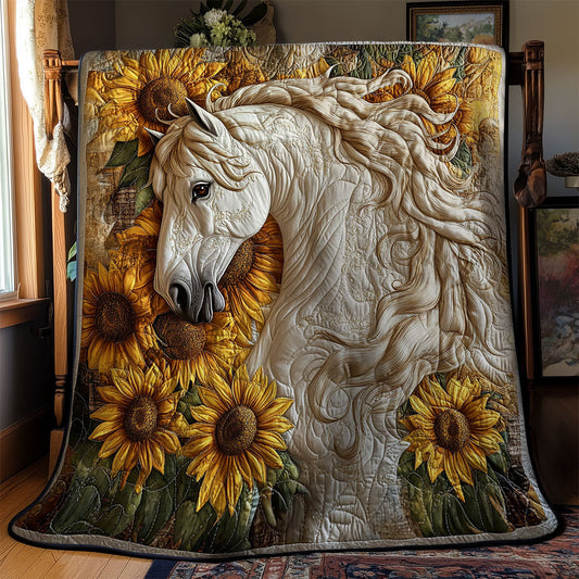 Sunflower Horse WY0402046CL Quilt