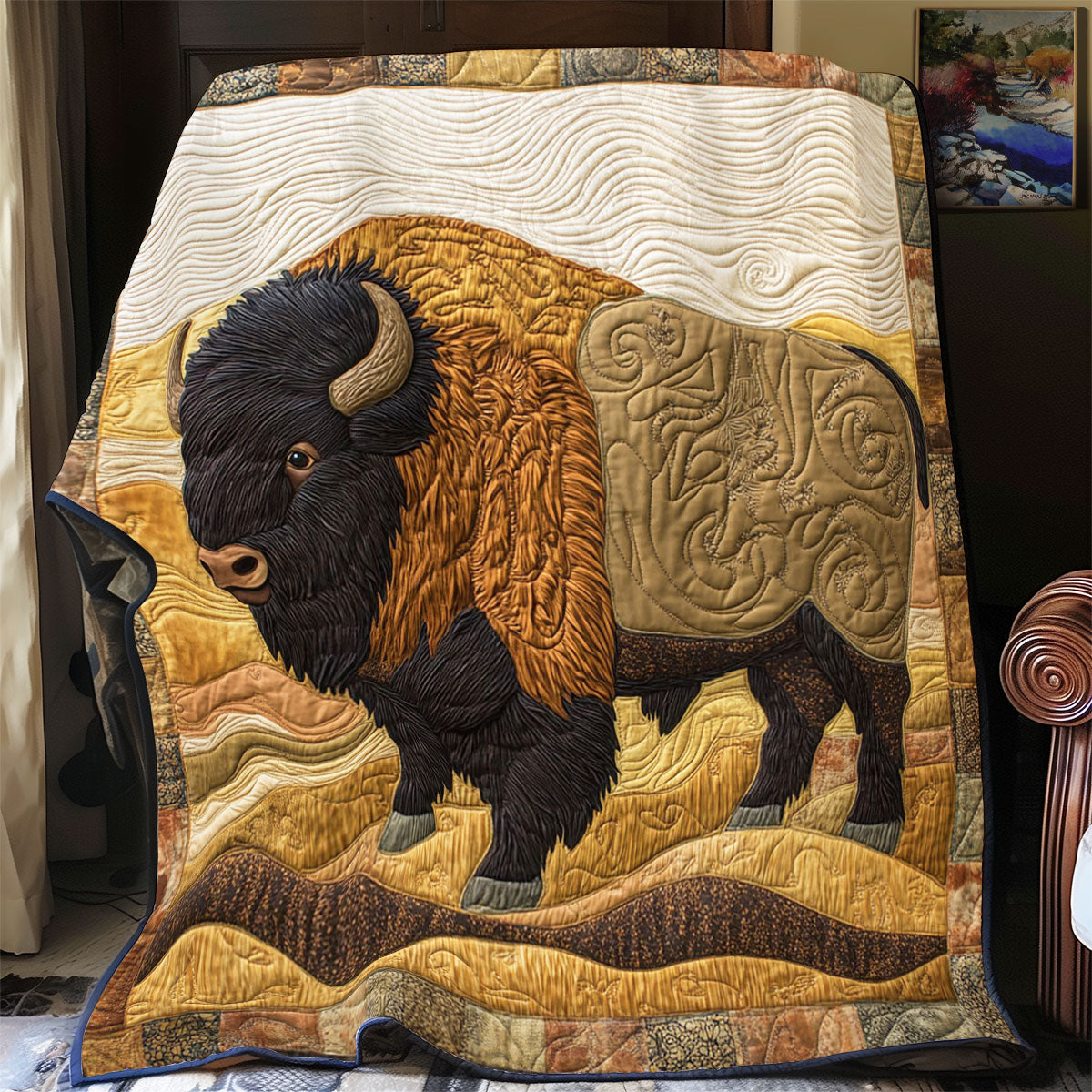 Native Bison WY1303014CL Quilt