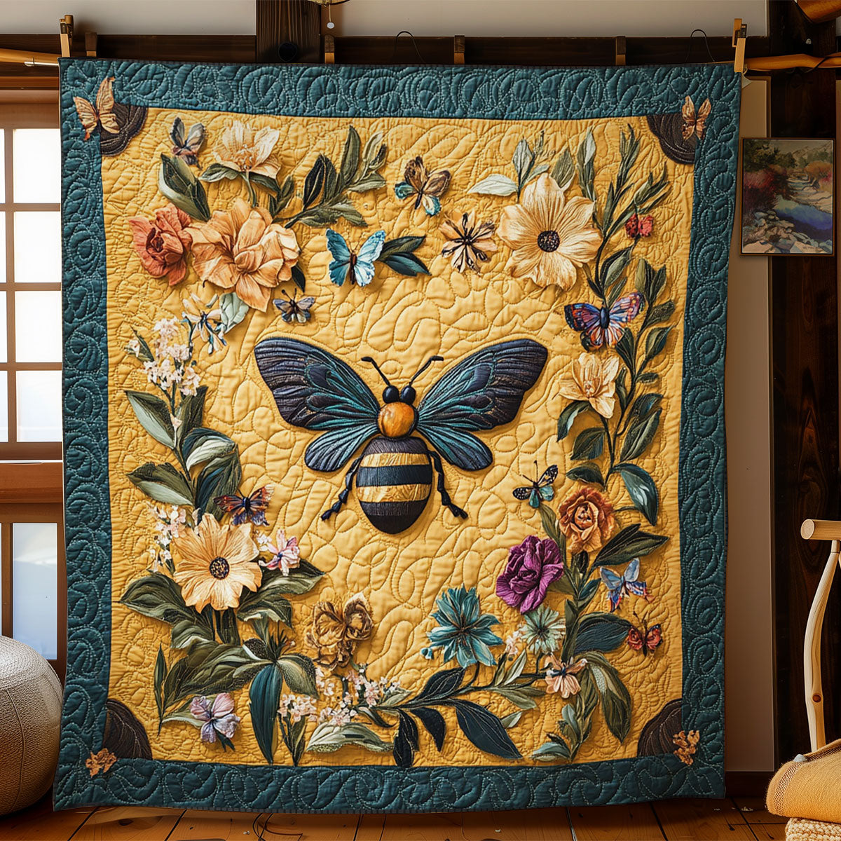 Pollen Dance WY1803048CL Quilt