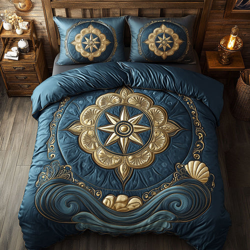 Mystic Compass In Wave WY3004063CL Duvet Cover Set