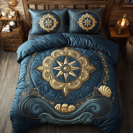 Mystic Compass In Wave WY3004063CL Duvet Cover Set