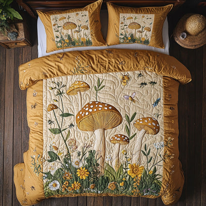 Mushroom Meadow WY2403095CL Duvet Cover Set