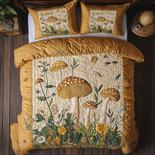 Mushroom Meadow WY2403095CL Duvet Cover Set