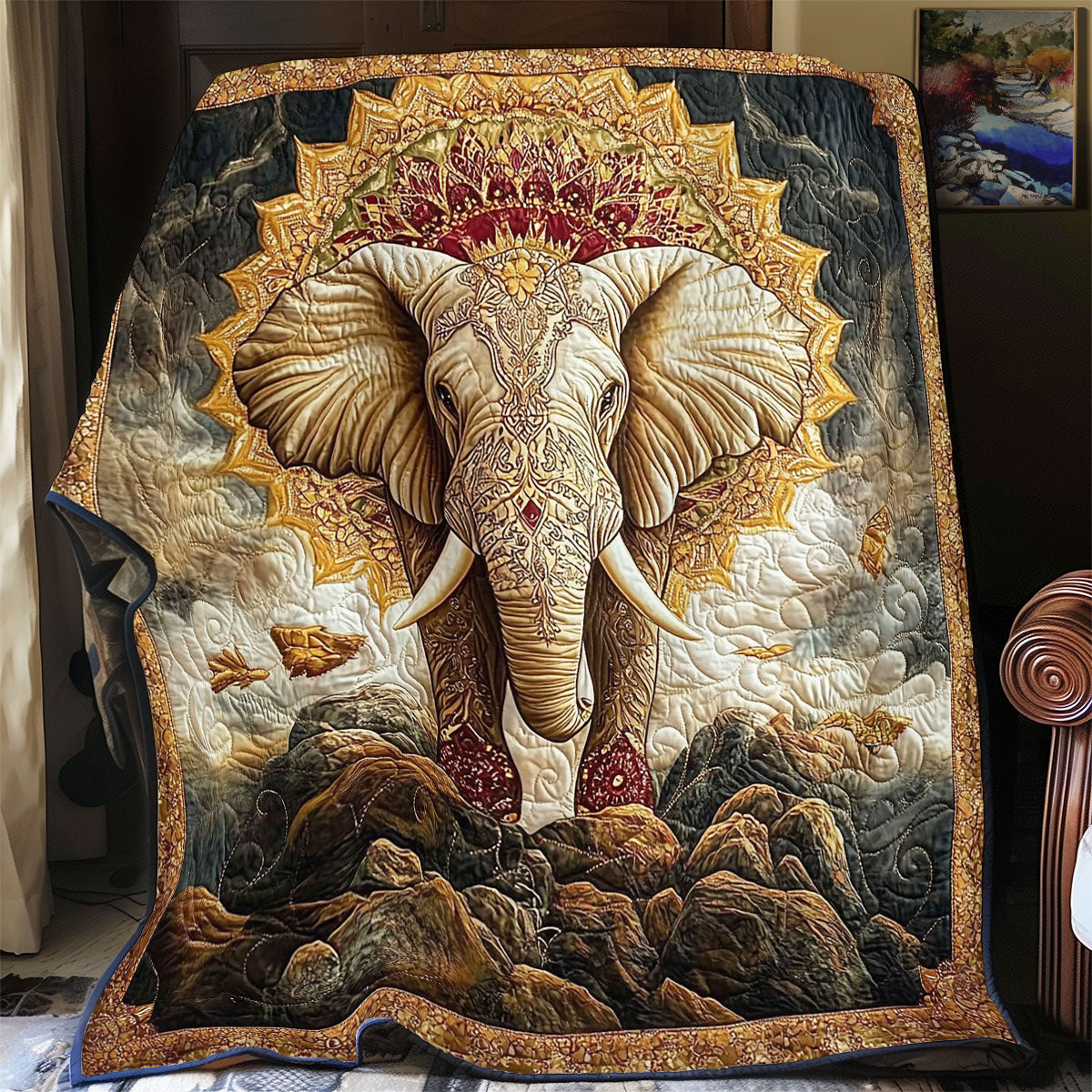 Ornate Wisdom WY1003027CL Quilt